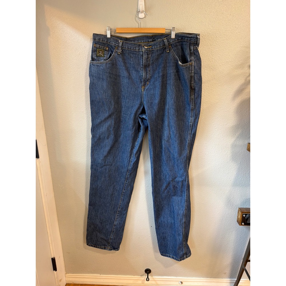 Cinch Up Jeans Mens 42x38 Blue Denim Straight Leg Western Workwear Casual